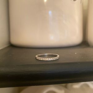 *SOLD* White Gold wedding band